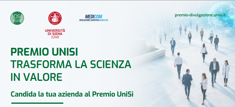 Clicca per accedere all'articolo Premio UniSi per valorizzare l’informazione scientifica